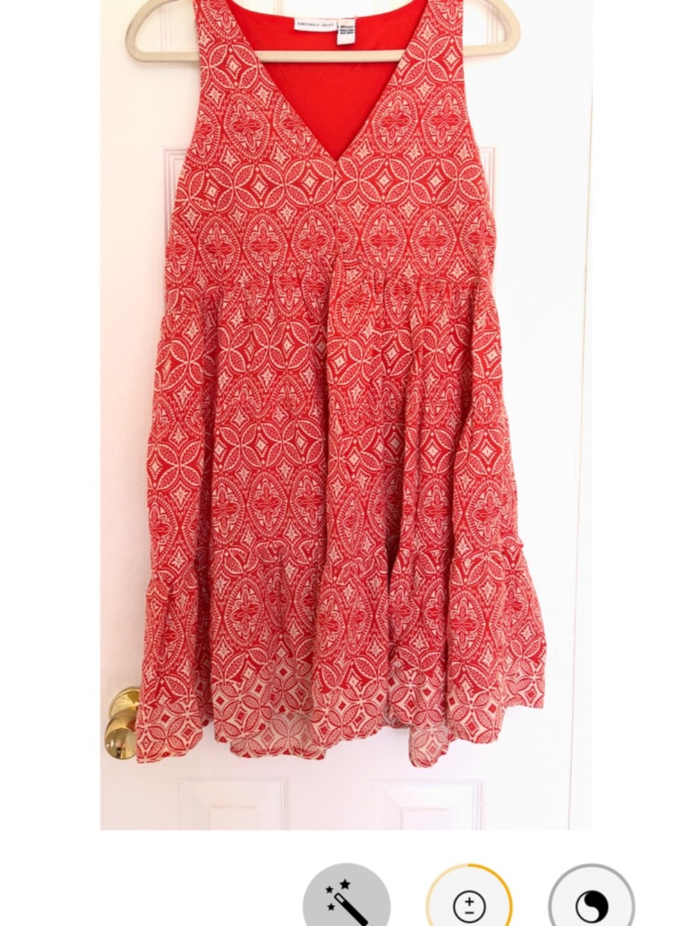 Sincerely Jules Red Boho Sundress
